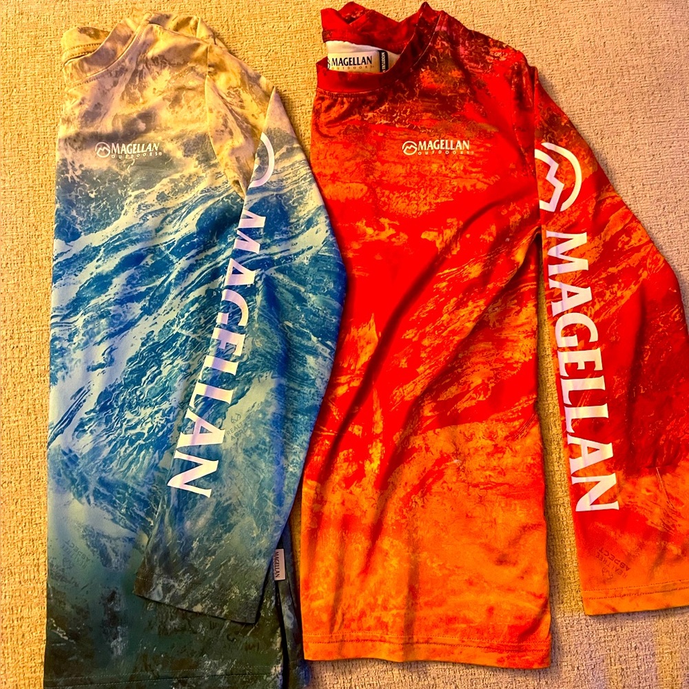Boys Magellan Long Sleeve Fishing Gear Shirts (2)